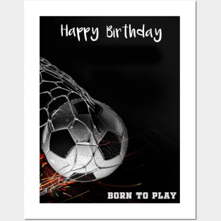 Soccer Birthday Posters and Art